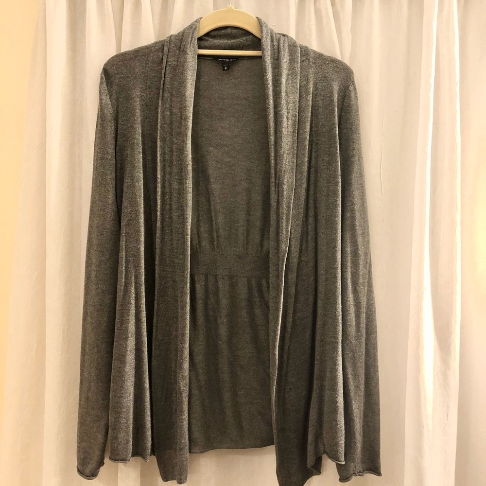 Express Cardigan with Ruched Back